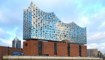 A Building With Many Windows
