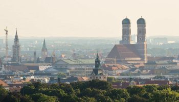 A City With Towers And Trees